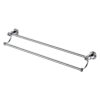 Polished Chrome  Lillian Double Towel Rail